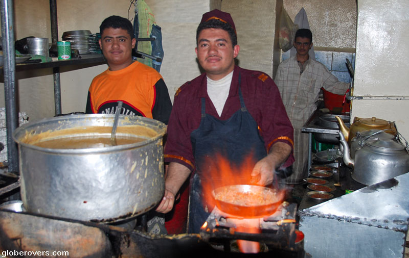 Soup kitchen, Sana'a, Yemen