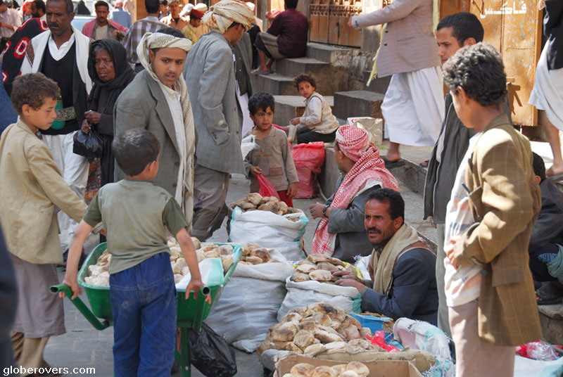 Street market, Sana'a, Yemen
