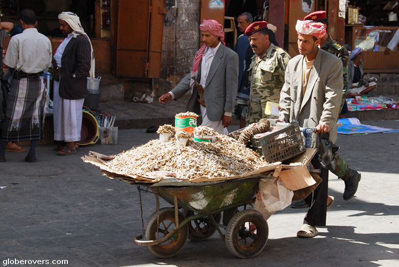 Street market, Sana'a, Yemen