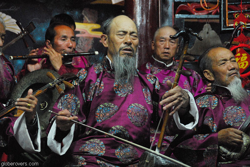 Naxi orchestra, Lijiang, Yunnan, CHINA