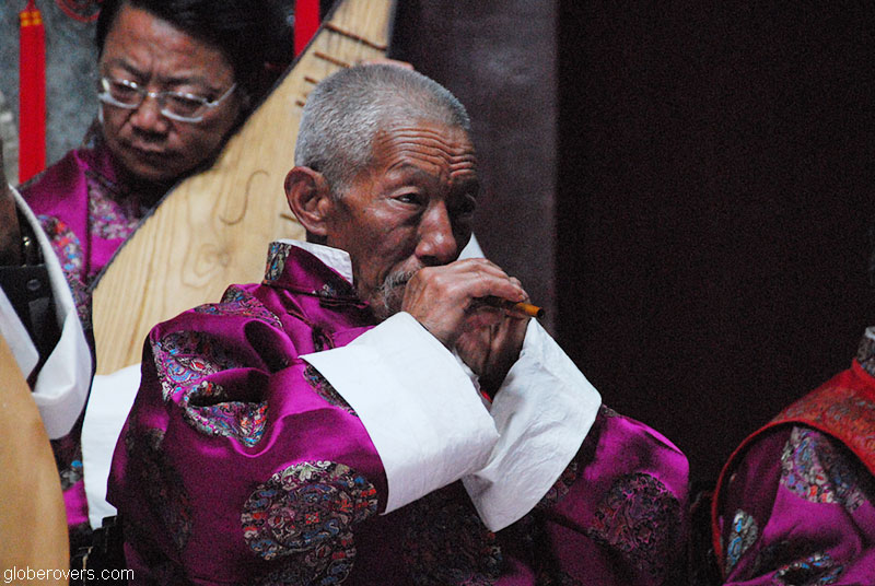 Naxi orchestra, Lijiang, Yunnan, CHINA