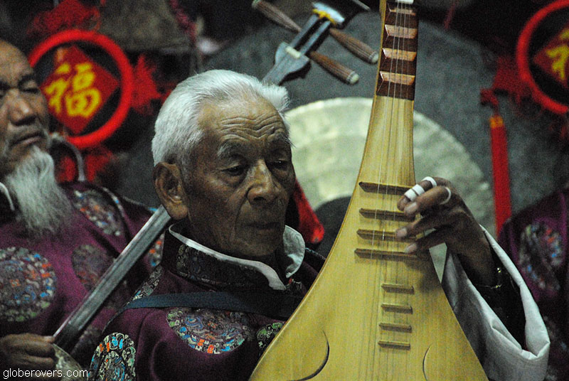 Naxi orchestra, Lijiang, Yunnan, CHINA