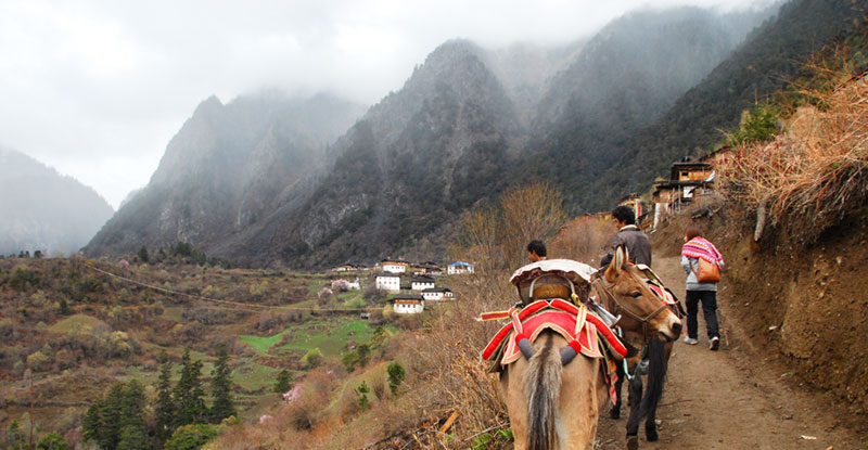 Yubeng Village, Yunnan, CHINA