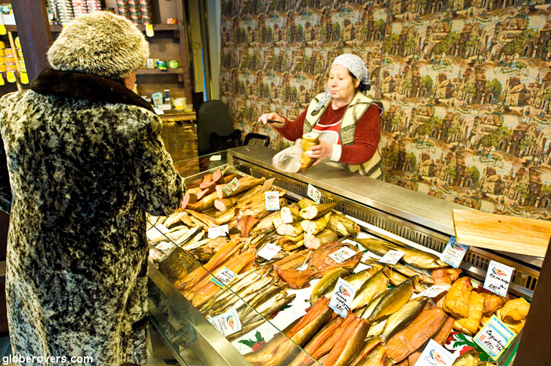 Meat shop, Suzdal, Russia