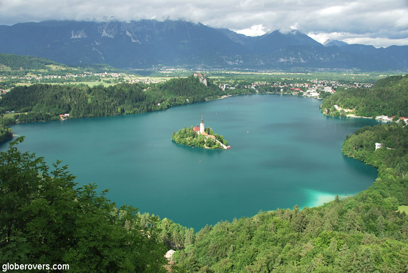 Lake Bled and Church of the Assumption, Bled, Slovenia