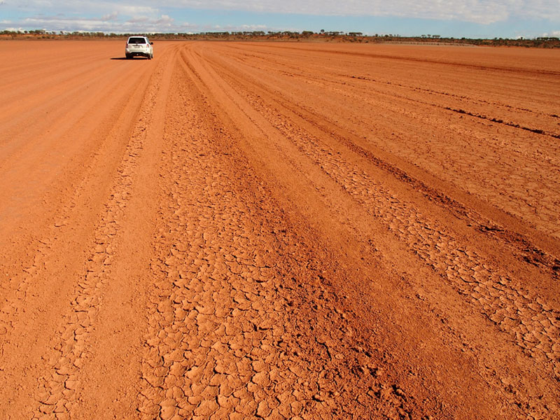 Waka Claypan near Cameron Corner, Australia