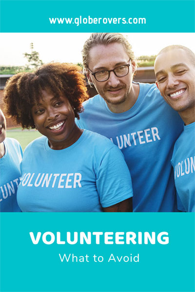 Volunteering. What to avoid