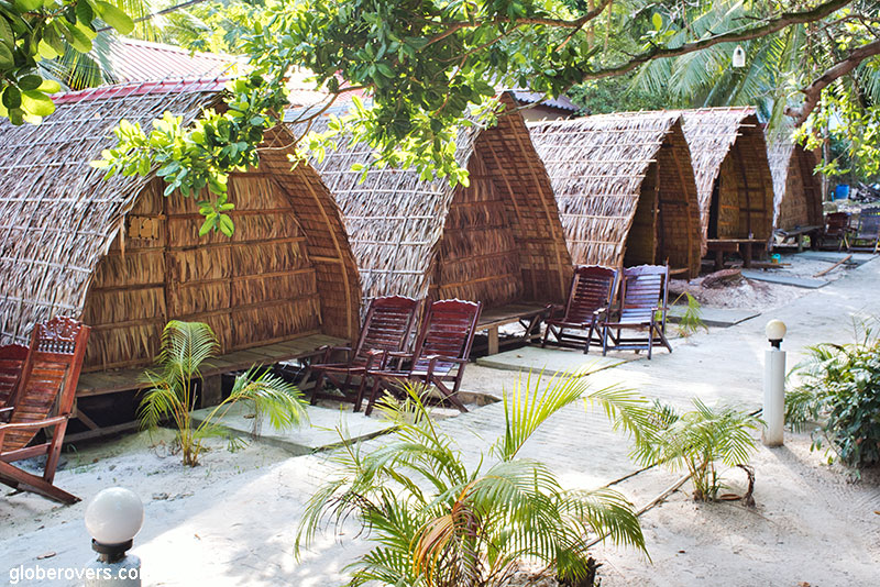 Huts, Coconut Beach, Koh Rong, Cambodia