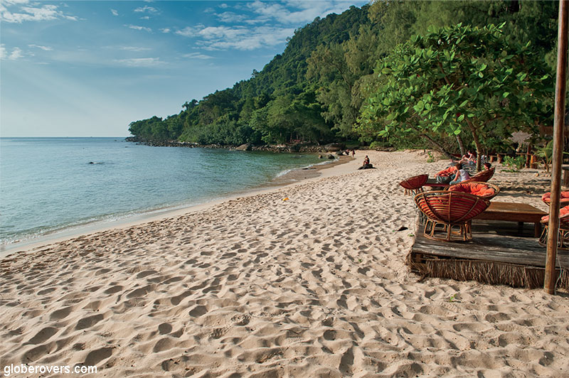 Sunset Beach, Koh Rong Sanloem, Cambodia