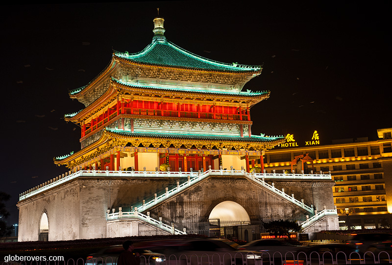 The Bell Tower, Xi'an, Shaanxi Province, CHINA
