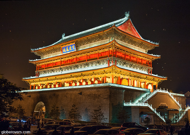 The Drum Tower, Xi'an, Shaanxi Province, CHINA