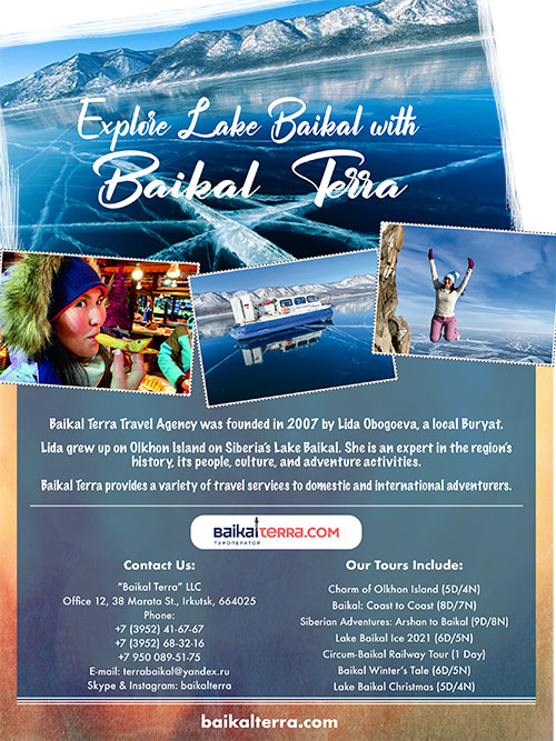 Baikal Terra Tour Operator, Lake Baikal, Siberia, Russia