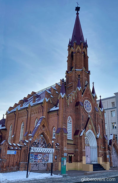 Bogoyavlensky Cathedral (Roman Catholic Cathedral of Our Lady of the Assumption), Irkutsk, Siberia, Russia