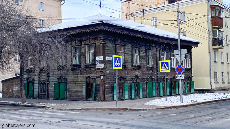 Wooden house, Irkutsk, Siberia, Russia