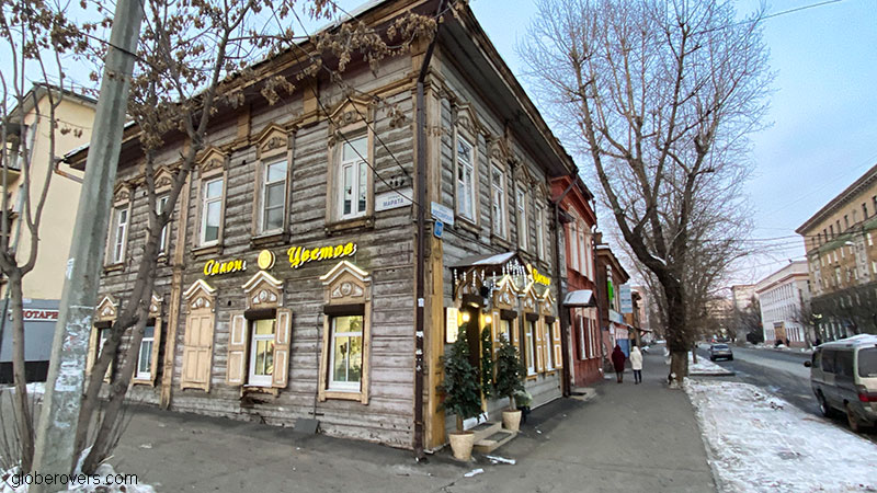 Wooden house, Irkutsk, Siberia, Russia