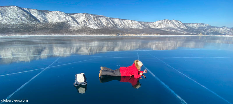 Winter at Lake Baikal, Siberia, Russia