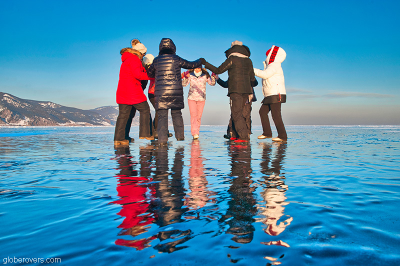 Dancing on Lake Baikal, Siberia, Russia