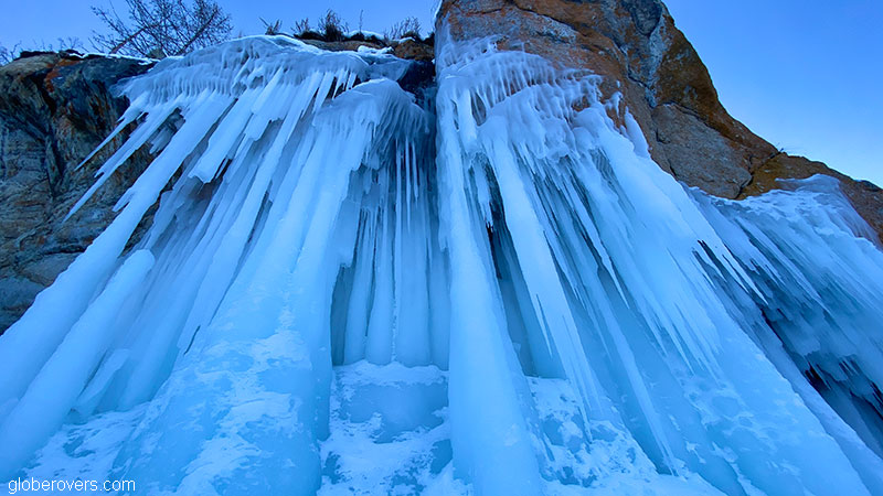 Cape Nyurgan (Nyurganskiy), Olkhon Island, Lake Baikal, Siberia, Russia