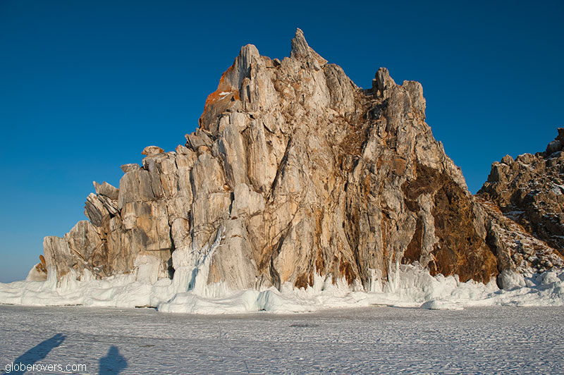 Shaman Rock / Šamanská skála / Shamanka Rock (Cape Burkhan), Olkhon Island, Lake Baikal, Siberia, Russia