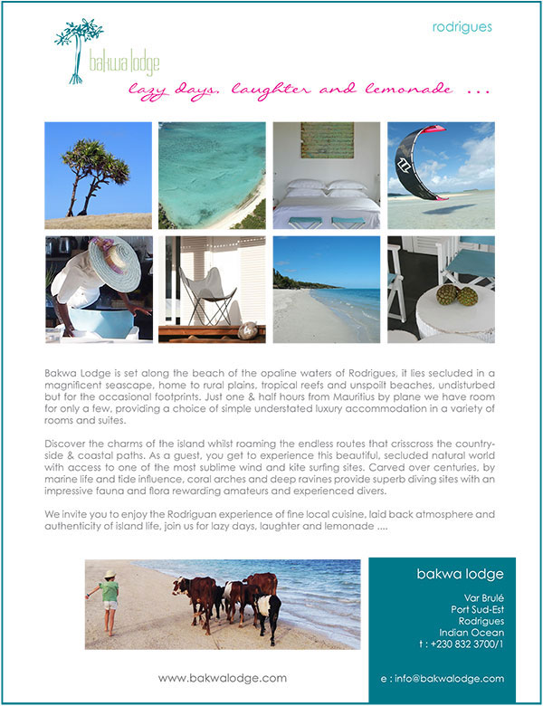 Rodrigues Island Bakwa Lodge