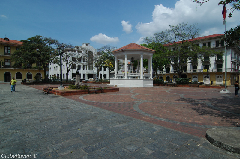 Plaza de la Independencia, Casco Antiguo area of Panama City, Panama