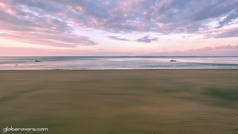 Beach at Sun Smile Bungalow, Koh Jum, Thailand