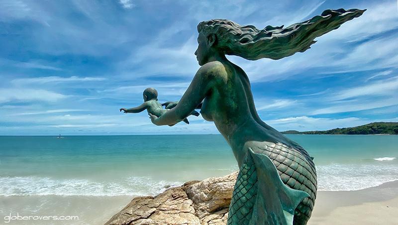 Koh Samet Mermaid Monument, Ao Hin Khok, Koh Samet, Thailand
