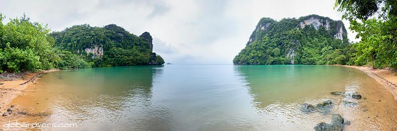 Mankei Bay in the north of Koh Yao Noi, Thailand