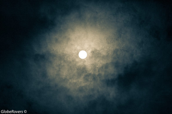 Moon over Kengtung, Shan State, MYANMAR