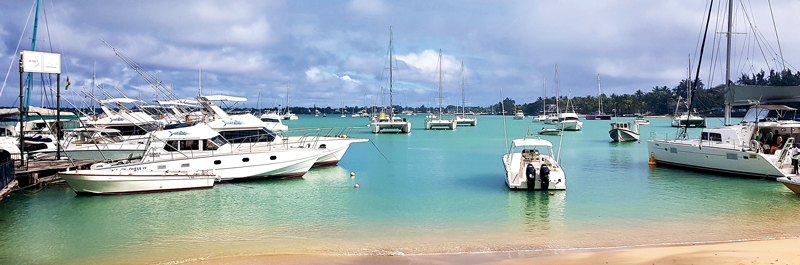Yachts at Grand Baie