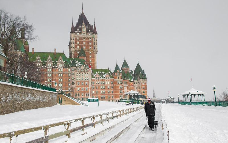 Fairmont Le Château Frontenac Hotel, Quebec City, Canada