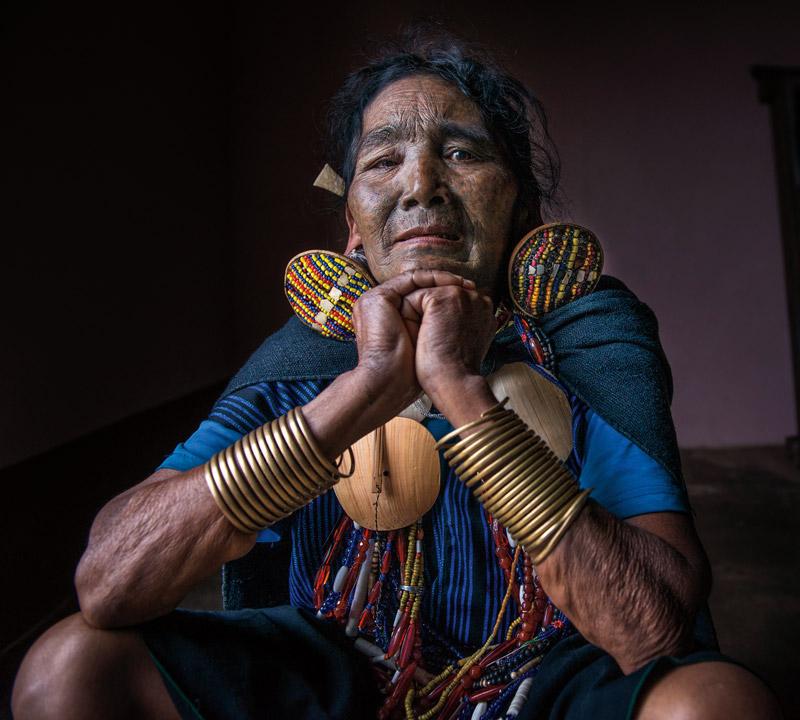 Gilad Fiskus Myanmar Tattooed Faces women