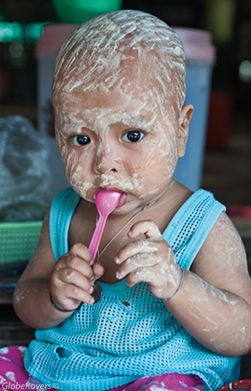 Moken village on Three Sisters Island, Myeik Archipelago, Myanmar