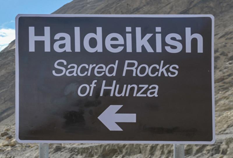 The Haldeikish Sacred Rocks Petroglyphs of Hunza, Lower Hunza Valley, PAKISTAN