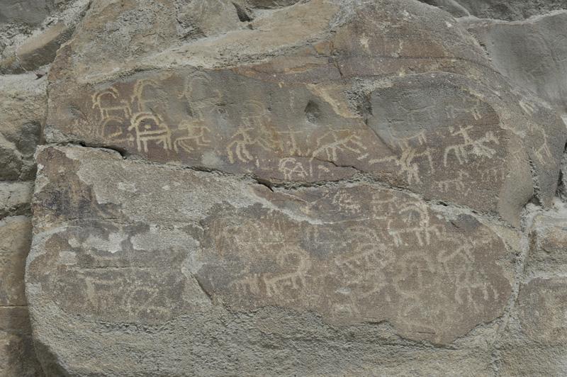The Haldeikish Sacred Rocks Petroglyphs of Hunza, Lower Hunza Valley, PAKISTAN