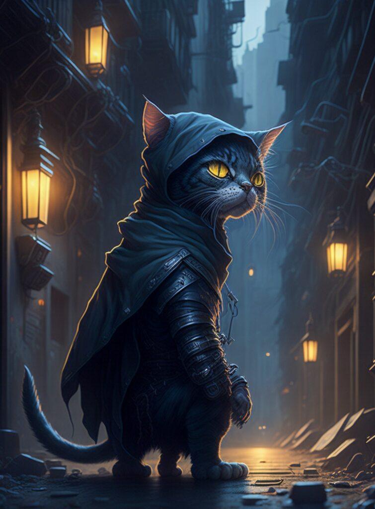 the cat of the witch called Ninja