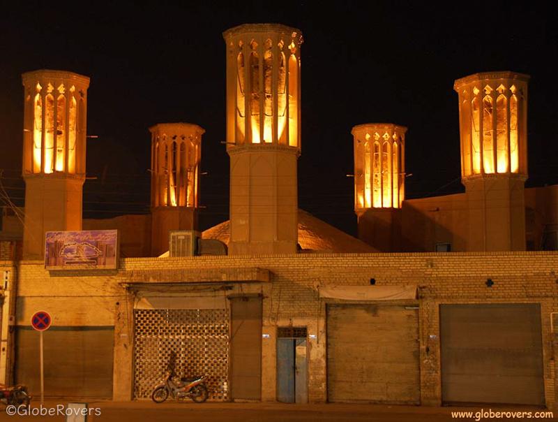 Badgirs (wind towers), Yazd, Iran