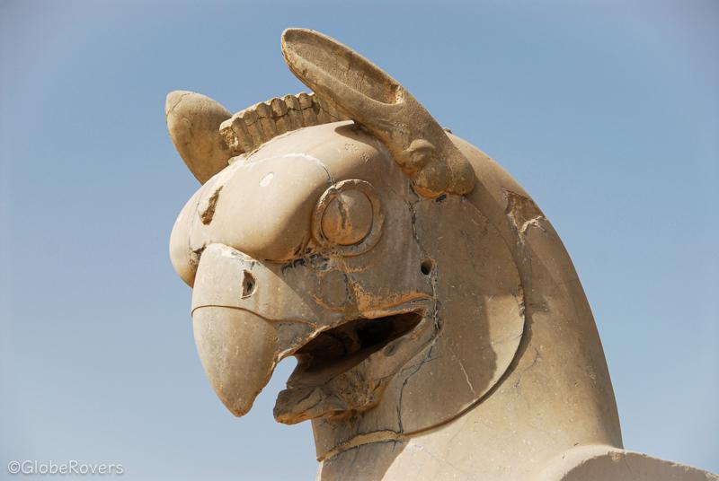 Eagle Griffin (Homa) Capitals, Persepolis, Iran