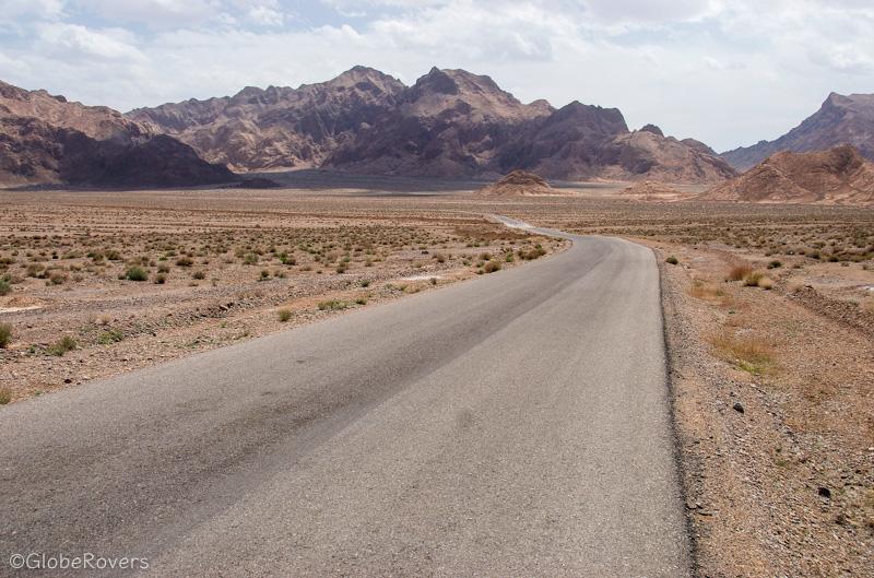 Road from Kharanaq to Chak Chak, Iran
