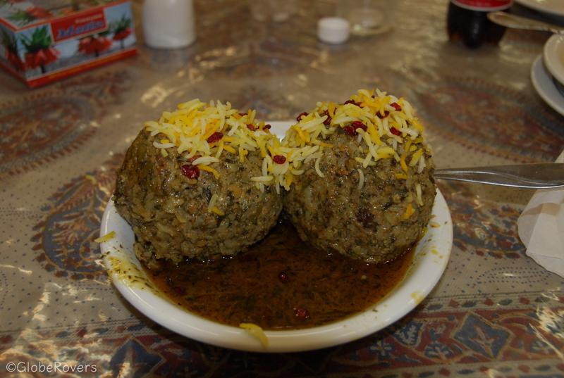 Meatball Iranian Food, Esfahan, Iran