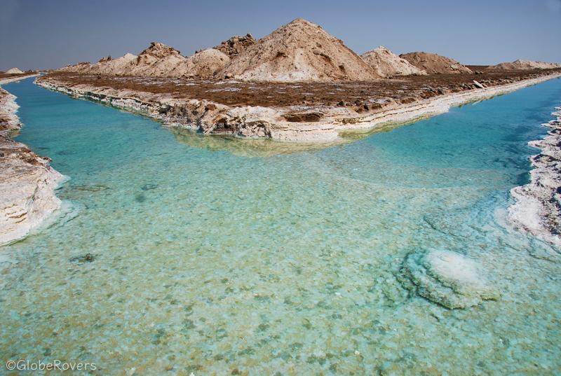 Salt Flats north of Garmeh, Iran