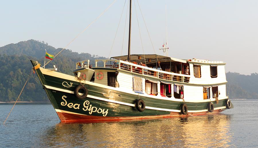 Sea Gipsy Boat Myanmar