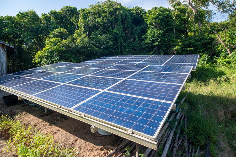 Boulder Island solar panels