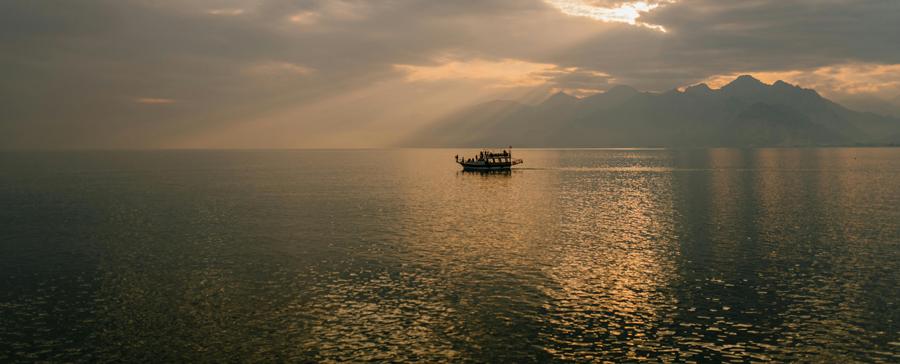 Myanmar Boulder Island sunset cruise