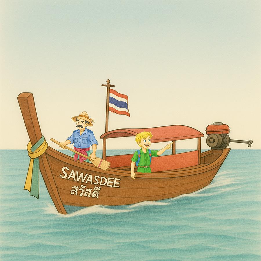 Chakrit (Hammie) arrives on the islands of Koh Ang Thong in Thailand