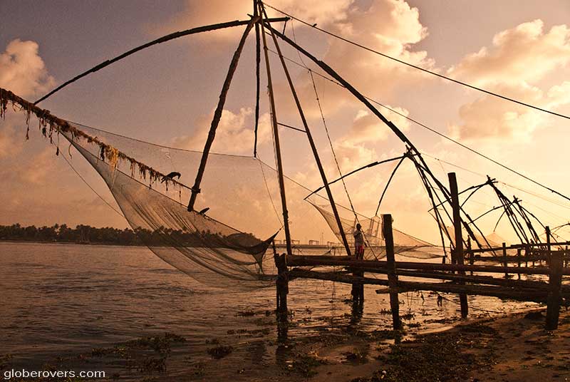 Chinese Fishing Nets, Kochi, Kerala, INDIA