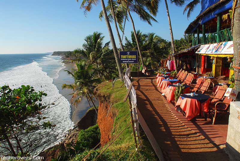 Cliffs, Varkala Beach, Kerala, INDIA