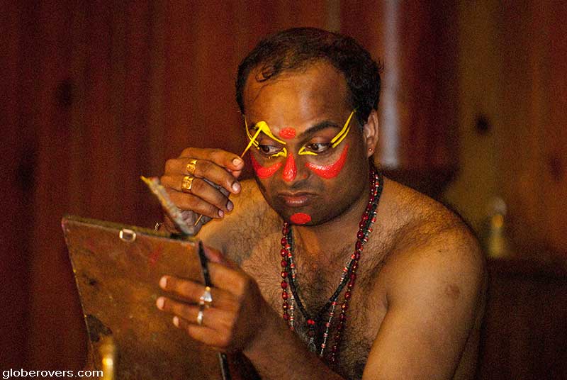 Kathakali dance performance, Kochi, Kerala, INDIA