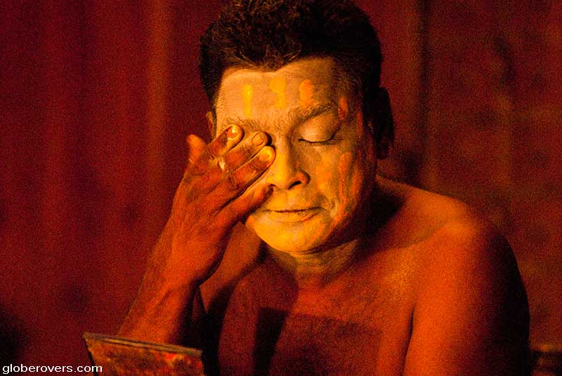 Kathakali dance performance, Kochi, Kerala, INDIA